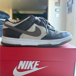 Nike Brown and Cream Sneakers